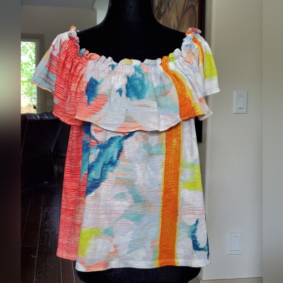 Meadow Rue colorful top. NWOT - Picture 3 of 10